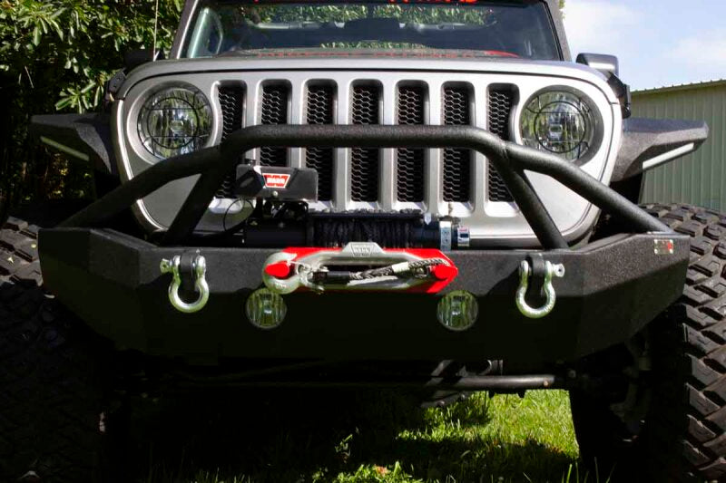 Fishbone Offroad 2018+ Jeep Wrangler JL Mid-Width Winch Front Bumper FB22088 FB22088 Photo - lifestyle view