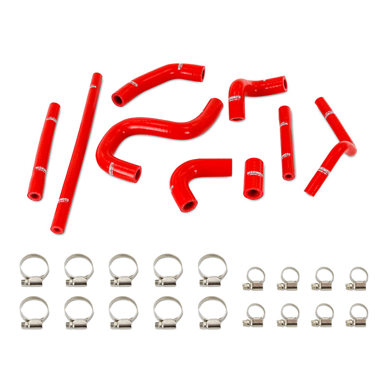 Mishimoto 96-02 Toyota 4Runner 3.4L (w/ Rear Heater) Silicone Heater Hose Kit - Red MMHOSE-4RUN34-96HHRRD MMHOSE-4RUN34-96HHRRD Photo - Primary