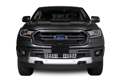 Putco 19-20 Ford Ranger w/ Adaptive Cruise - Hex Shield - Polished SS Bumper Grille Inserts 82164 82164 Photo - Mounted