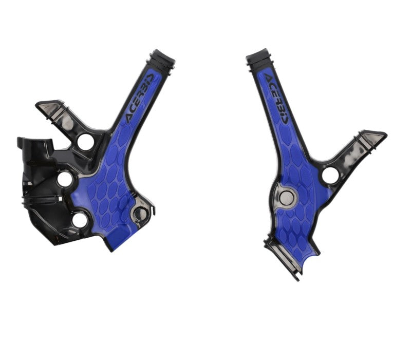 Acerbis 22+ Yamaha YZ85 Frame Guards- X-Grip - Black/Blue 2976221004 2976221004 Photo - Primary