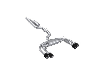 MBRP 2022+ Audi S3 3in Cat Back w/ Quad Carbon Fiber Tips- T304 S46193CF S46193CF Photo - Primary