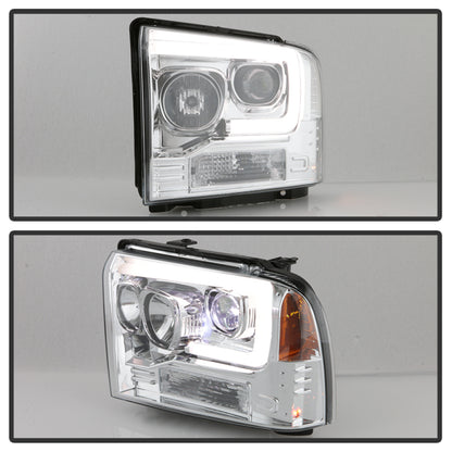 Spyder Platinum Ford F250/350/450 05-07 High-Power LED Module Proj. Headlights-Chrome (PRO-YD-FS05V2 5087904 5087904 User 5