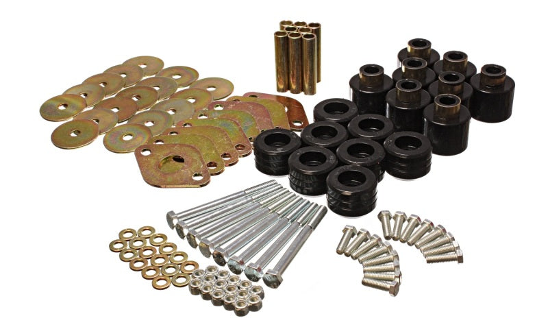 Energy Suspension Body Mount Set; 1in. Lift; Incl udes Hardware; 0BPHD 2.4112G Photo - Primary