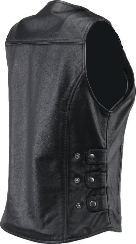 Kuryakyn Leather By River Road Plains Leather Vest Black Womens - Small 094412 094412 User 1