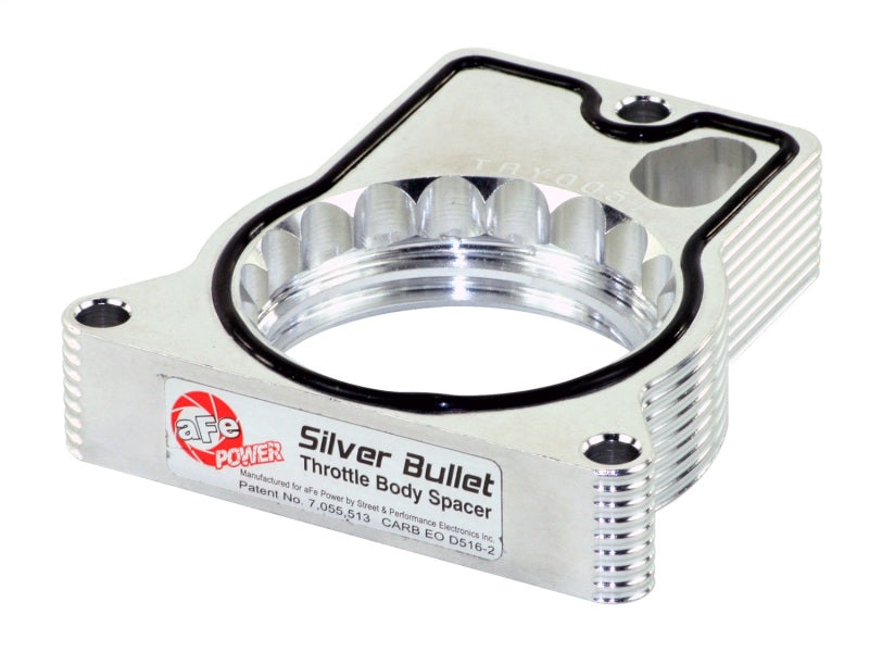 aFe Silver Bullet Throttle Body Spacer: GM C/K 1500 96-00 V6-4.3L (Core PN 46-34006 Photo - Primary