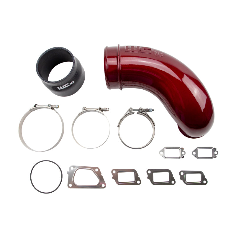 Wehrli 11-16 Chevrolet 6.6L LML Duramax 5in Intake Horn - WCFab Red WCF100417-RED