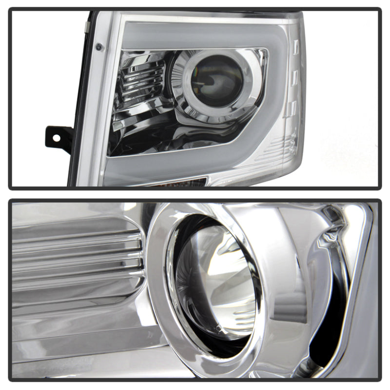 Spyder Ford F150 13-14 Projector Fctry Xenon Model- Light Bar DRL Chrm PRO-YD-FF15013-LBDRL-HID-C 5077639 5077639 User 1
