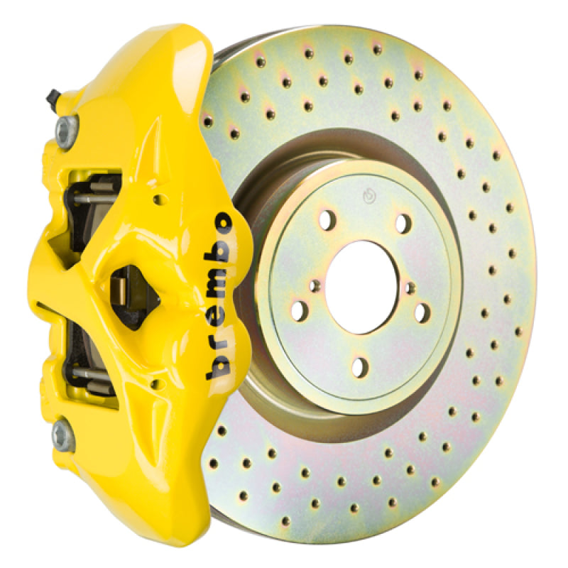 Brembo 12-16 FR-S Front GT BBK 4 Piston Cast 326 x30 1pc Rotor Drilled- Yellow 1S4.6003A5