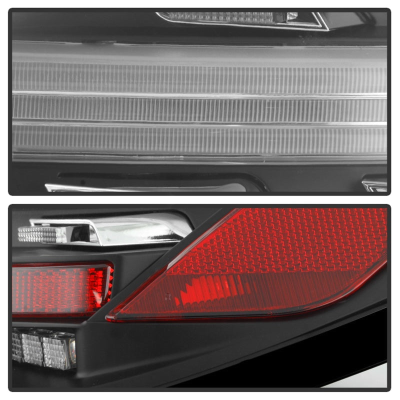 Spyder Porsche 987 Cayman 06-08 / Boxster 09-12 LED Tail Lights - Sequential Signal - Black 5086839 5086839 Photo - Unmounted