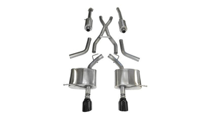 Corsa Performance Sport Dual Rear Cat-Back Exhaust 11-14 Dodge Durango 5.7L V8 Black 14459BLK Photo - Primary