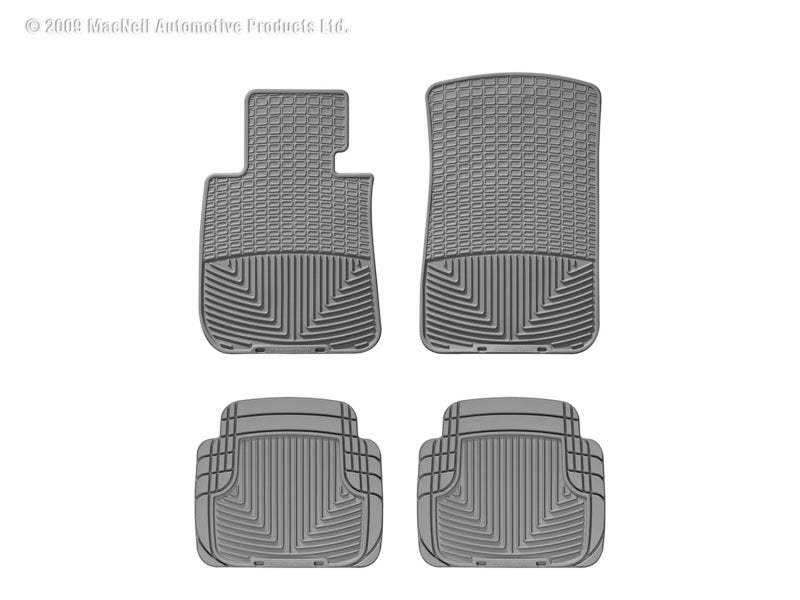 WeatherTech WT Rubber Mats - Rear - Grey Floor Mats Floor Mats - Rubber main image