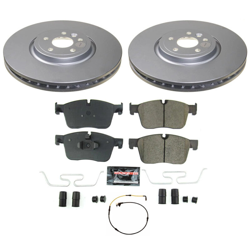 PowerStop Power Stop 17-20 Jaguar F-Pace Front Z23 Coated Brake Kit CRK8212 CRK8212 Photo - Primary