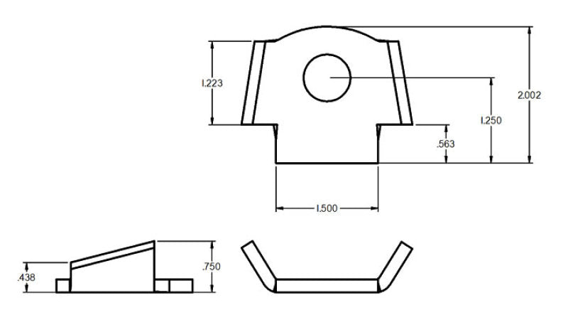 Ridetech Shock Tab Sway Bar Tab 90000087 90000087 User 1