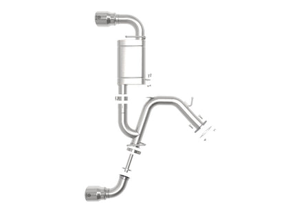aFe Takeda Exhaust Axle-Back 19-20 Hyundai Veloster N 304SS Polished Dual Tips Exhaust 49-37009-P 49-37009-P Photo - Unmounted