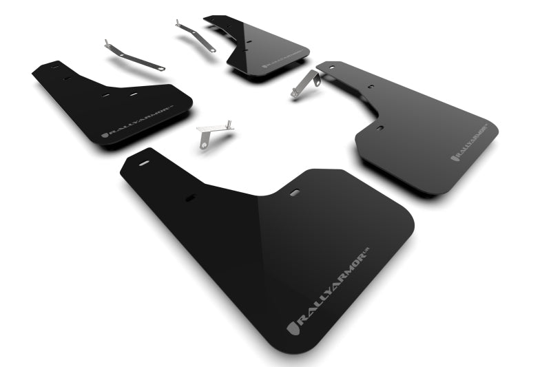 Rally Armor 2022 Subaru Forester (Incl. Wilderness) Black UR Mud Flap w/ Grey Logo MF82-UR-BLK/GRY MF82-UR-BLK/GRY Photo - Primary