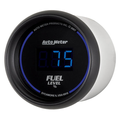 Autometer 2-1/16" Fuel Level, Programmable 0-280 ?, Digital Black 6910 User 2