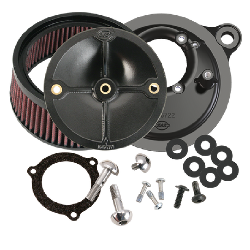 S&S Cycle 2008+ BT w/ S&S 66mm Throttle Body Stealth Air Cleaner Kit w/o Cover 170-0165 170-0165 User 1