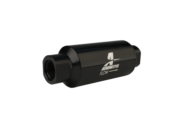 Aeromotive 100 Micron, ORB-10 Black Fuel Filter 12324 Photo - out of package