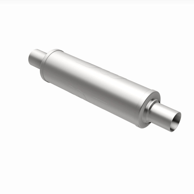 MagnaFlow 4" Round Center/Center Straight Through Performance Muffler 10414 360 Degree Image Set