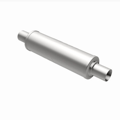 MagnaFlow 4" Round Center/Center Straight Through Performance Muffler 10414 360 Degree Image Set