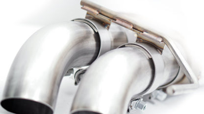 Stainless Works 2011-14 Ford F-150 Raptor Exhaust X-Pipe Resonator Dump In Front Of Rear Axle FTR10CBDP FTR10CBDP Photo - Close Up