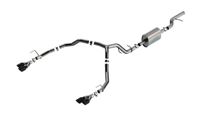 Borla 21-22 Chevy Tahoe 5.3L V8 2/4WD 4DR 3in/2.75in S-Type Cat-Back Exhaust w/ Black Chrome Tips 140857BC 140857BC Photo - Primary