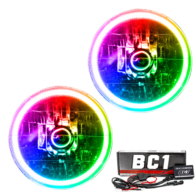 ORACLE Lighting Oracle 97-06 Jeep Wrangler TJ SMD HL - ColorSHIFT w/ BC1 Controller 7081-335 7081-335 Photo - Primary