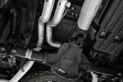 MBRP 17-20 Ford F-150 Raptor 3.5L Ecoboost Dual Rear Exit T409 3in Resonater Back Exhaust System S5264409 S5264409 Photo - Close Up