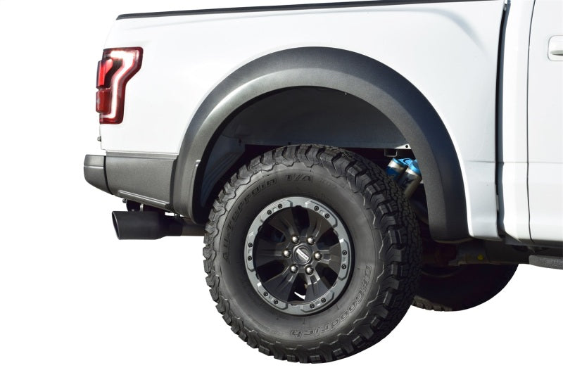 Gibson 17-19 Ford F-150 Raptor 3.5L 3.5in Cat-Back Single Exhaust - Black Elite 619701-B 619701-B Photo - Mounted