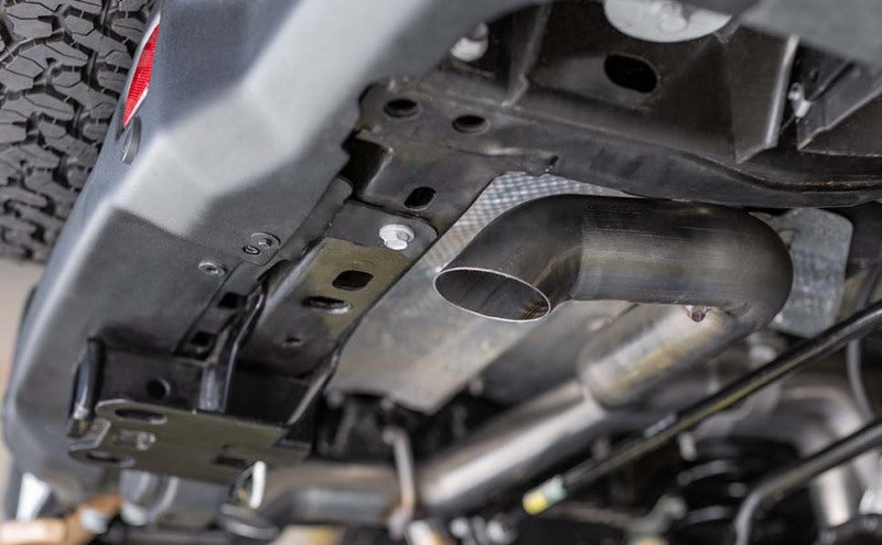MagnaFlow Jeep Wrangler Off Road Pro Series Cat-Back Performance Exhaust System 17122 Photo - Mounted