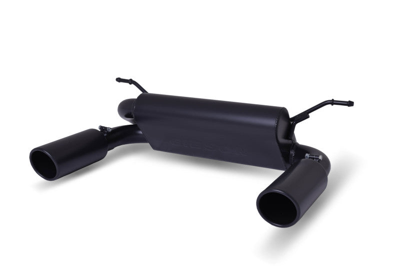 Gibson 18-19 Jeep Wrangler JL Rubicon 3.6L 2.5in Cat-Back Dual Split Exhaust - Black Elite (Ceramic) 617307-B 617307-B Photo - Primary