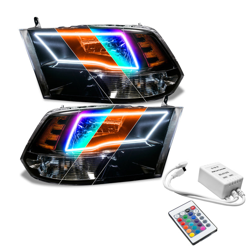 ORACLE Lighting 09-18 Ram 1500 Sport Pre-Assembled ColorSHIFT w/Switchback Halo Headlights 8906-504 8906-504 Photo - Primary