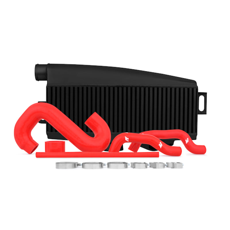 Mishimoto Top Mount Intercooler Kit-Black Cooler Red Hoses 02-07 WRX/STI MMTMIC-WRX-01BKRD Photo - Primary