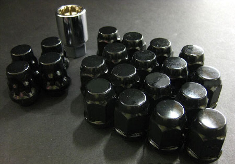 Project Kics 16 LUGS + 4 LOCKS Black Bullock And Nut Set - 12X1.50 W651B19 W651B19 User 1