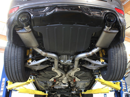 aFe MACH Force-Xp 3in 409 Stainless Steel Cat-Back Exhaust System: Jeep Gr 49-48053 Photo - Mounted