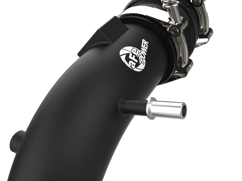 aFe Bladerunner Intercoolers I/C Tubes Hot/Cold 2021+ Ford F-150 V6-2.7L (tt) - Black 46-20474-B 46-20474-B Photo - Close Up