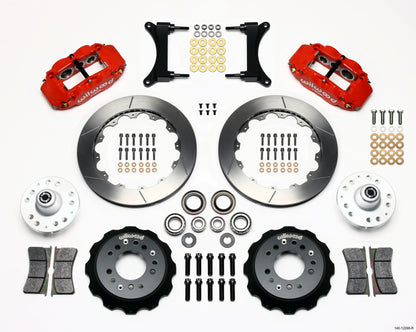 Wilwood Narrow Superlite 6R Front Hub Kit 12.88in Red 79-87 GM G Body 140-12298-R 140-12298-R Photo - Primary