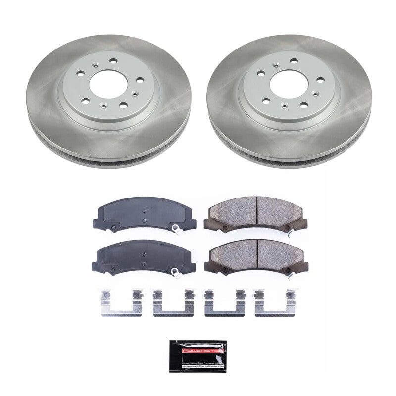 PowerStop Power Stop 06-07 Chevrolet Monte Carlo Front Semi-Coated Rotor Kit SC1437 SC1437 Photo - Primary