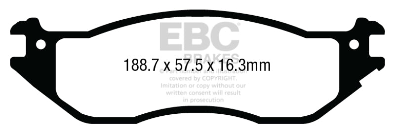 EBC Disc Brake Pad Set DP43002R Photo - Primary