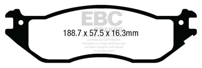 EBC Disc Brake Pad Set DP43002R Photo - Primary