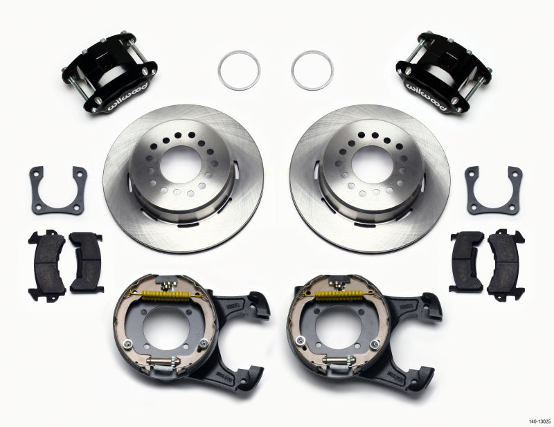 Wilwood D154 P/S Park Brake Kit 12 Bolt 2.81in Offset Staggered Shock 140-13025 140-13025 Photo - Primary