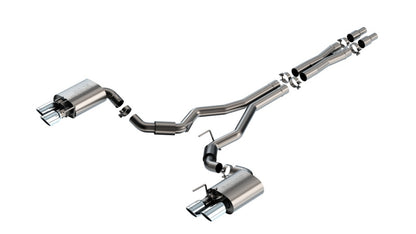 Borla 2024 Ford Mustang GT 5.0L V8 w/ Active Exhaust S-Type Cat-Back Exhaust System 140962 140962 Photo - Primary