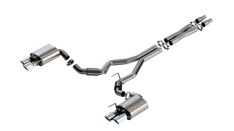 Borla 2024 Ford Mustang GT 5.0L V8 w/ Active Exhaust S-Type Cat-Back Exhaust System 140962 140962 Photo - Primary