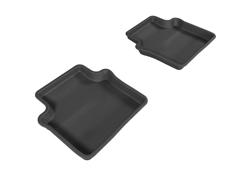 3D MAXpider 2007-2010 Chrysler Sebring Sedan Kagu 2nd Row Floormats - Black L1CY00121509 L1CY00121509 Photo - Primary