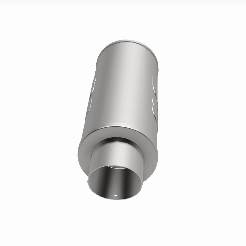 MagnaFlow 6" Round Center/Center Performance Muffler With Tip 14821 360 Degree Image Set