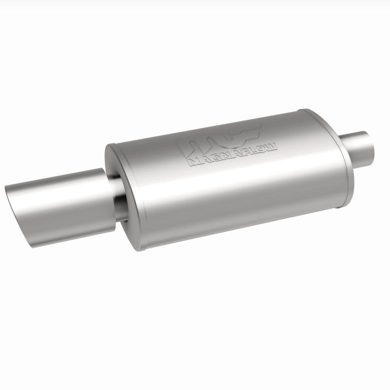 MagnaFlow 5" X 8" Oval Center/Center Performance Muffler With Tip 14851 360 Degree Image Set