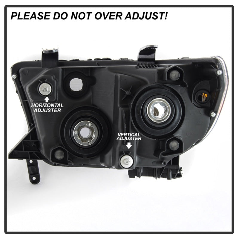 SPYDER xTune 07-13 Toyota Tundra (w/o Headlight Washer) Headlight - OEM Right (HD-JH-TTU07-OE-R) 9042270 9042270 Photo - Unmounted