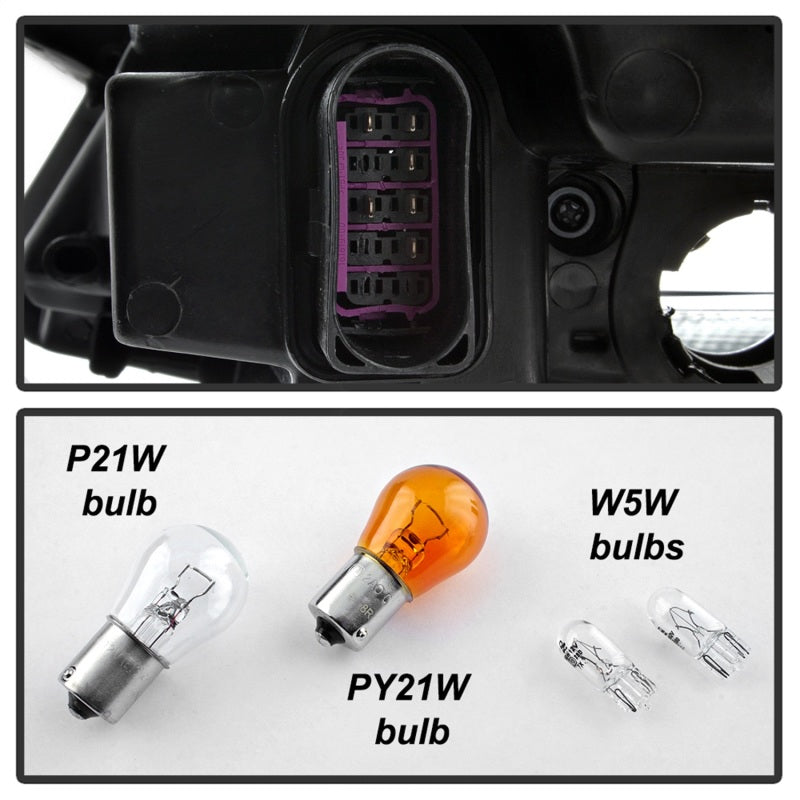 SPYDER xTune 11-18 Volkswagen Jetta Sedan OEM Style Halogen Headlights - Chrome (HD-JH-VJ11-AM-C) 9042348 9042348 Photo - Unmounted