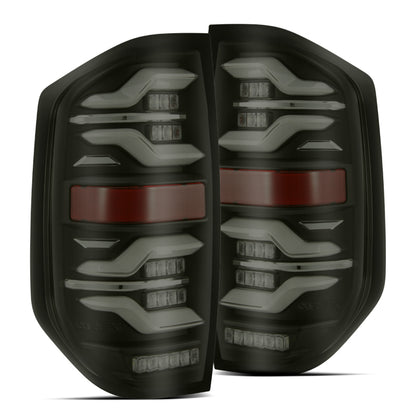AlphaRex 14-21 Toyota Tundra LUXX LED Taillights Blk w/Activ Light/Seq Signal 672040 672040 Photo - Primary