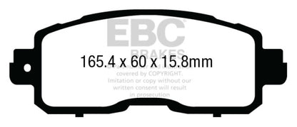 EBC Disc Brake Pad Set DP23011 Photo - Primary